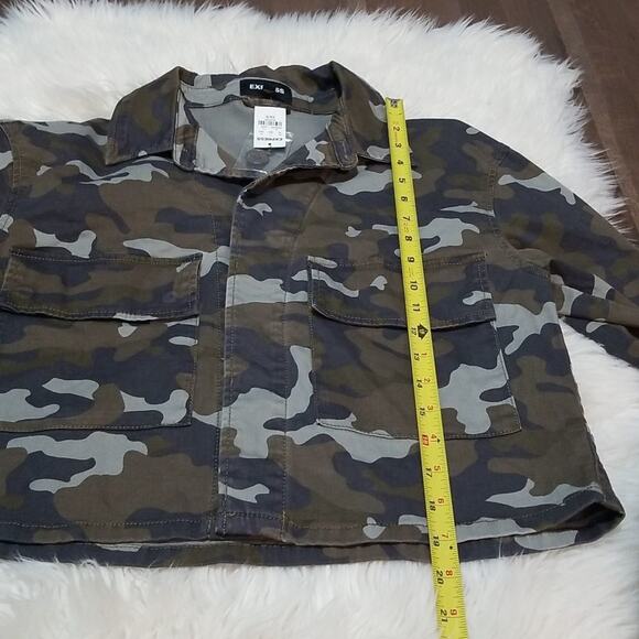 NWT Express Crop Camo Jacket - Picture 9 of 11